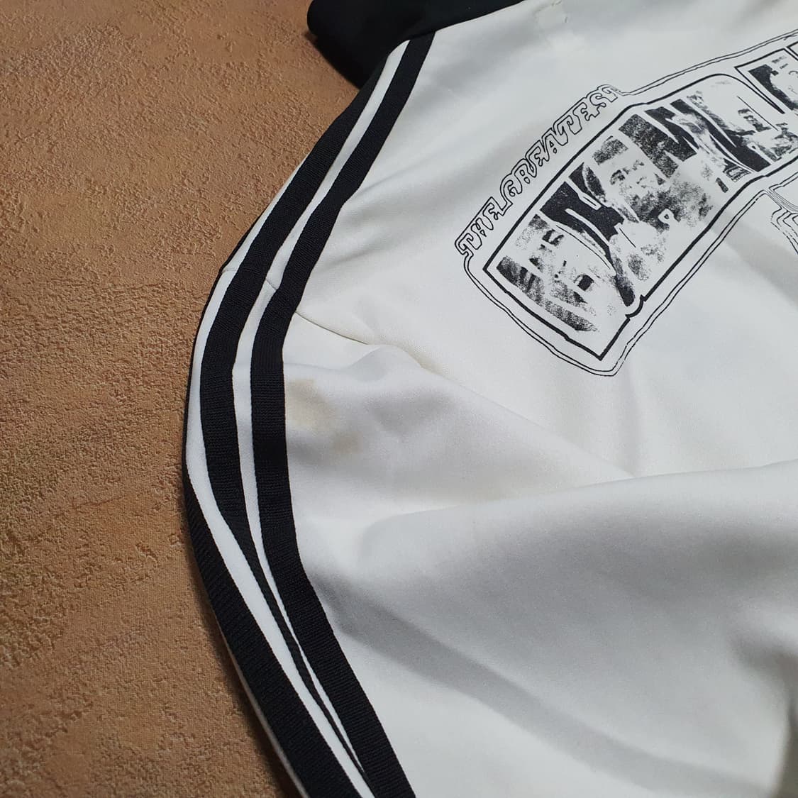 ✨ (바배) 아디다스 파이어버드 무하마드 알리 화이트 검흰 트랙탑 져지 상품이미지6