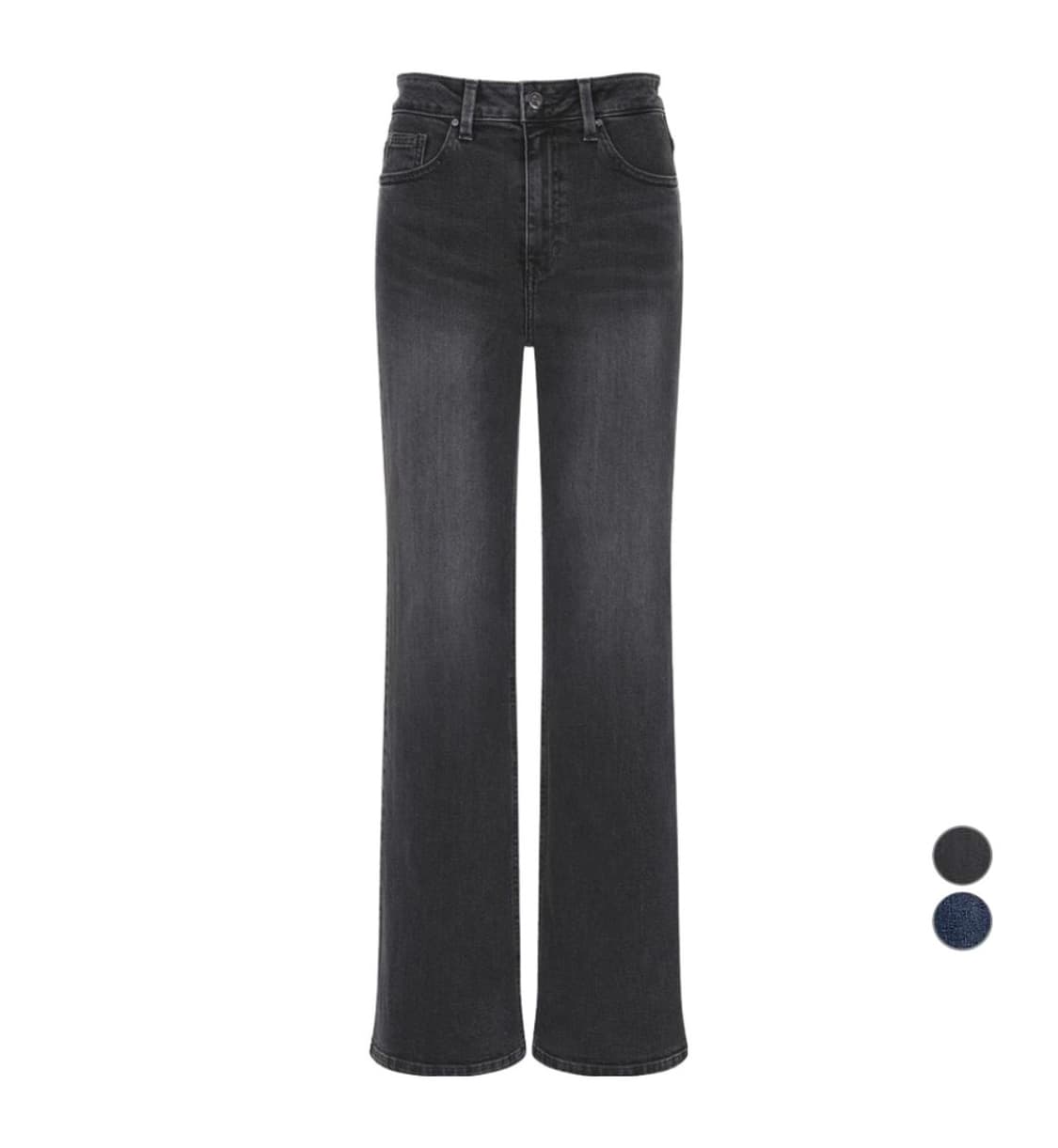게스 여성용 와이드 데님 팬츠 사계절용 YO3D0135 상품이미지1