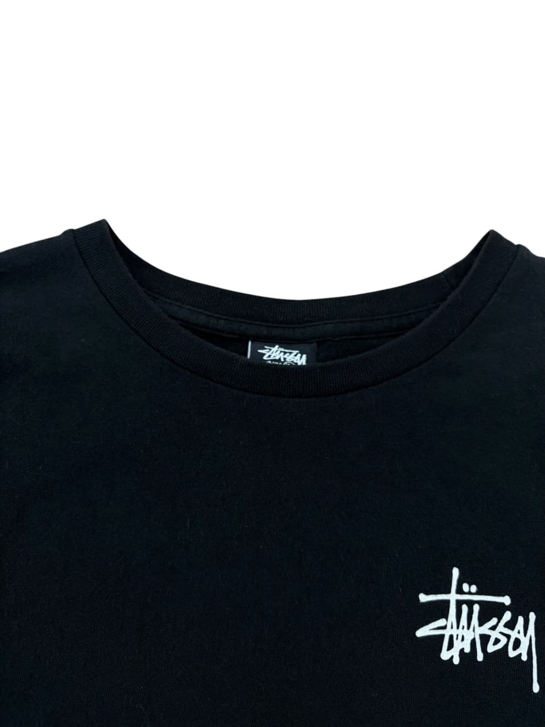 스투시 빅로고 반팔티셔츠 블랙 (XL) 상품이미지3