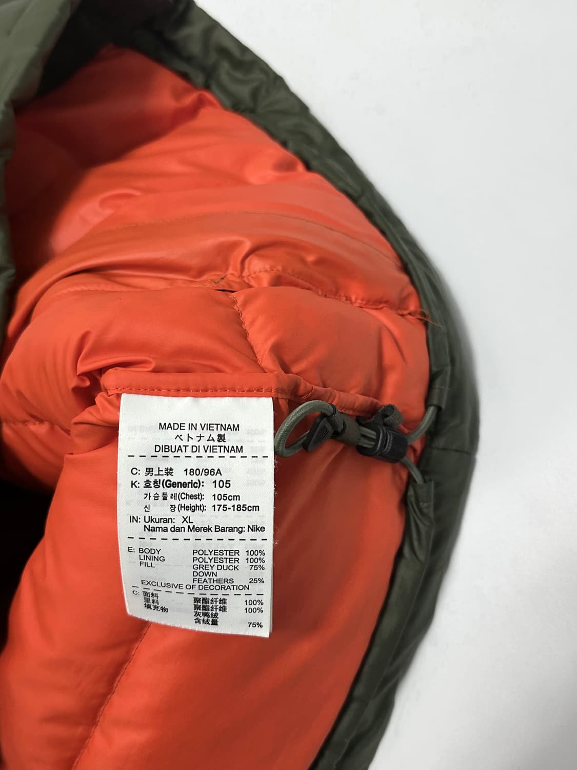 나이키 550 덕다운 오리털 패딩 조끼 상품이미지7