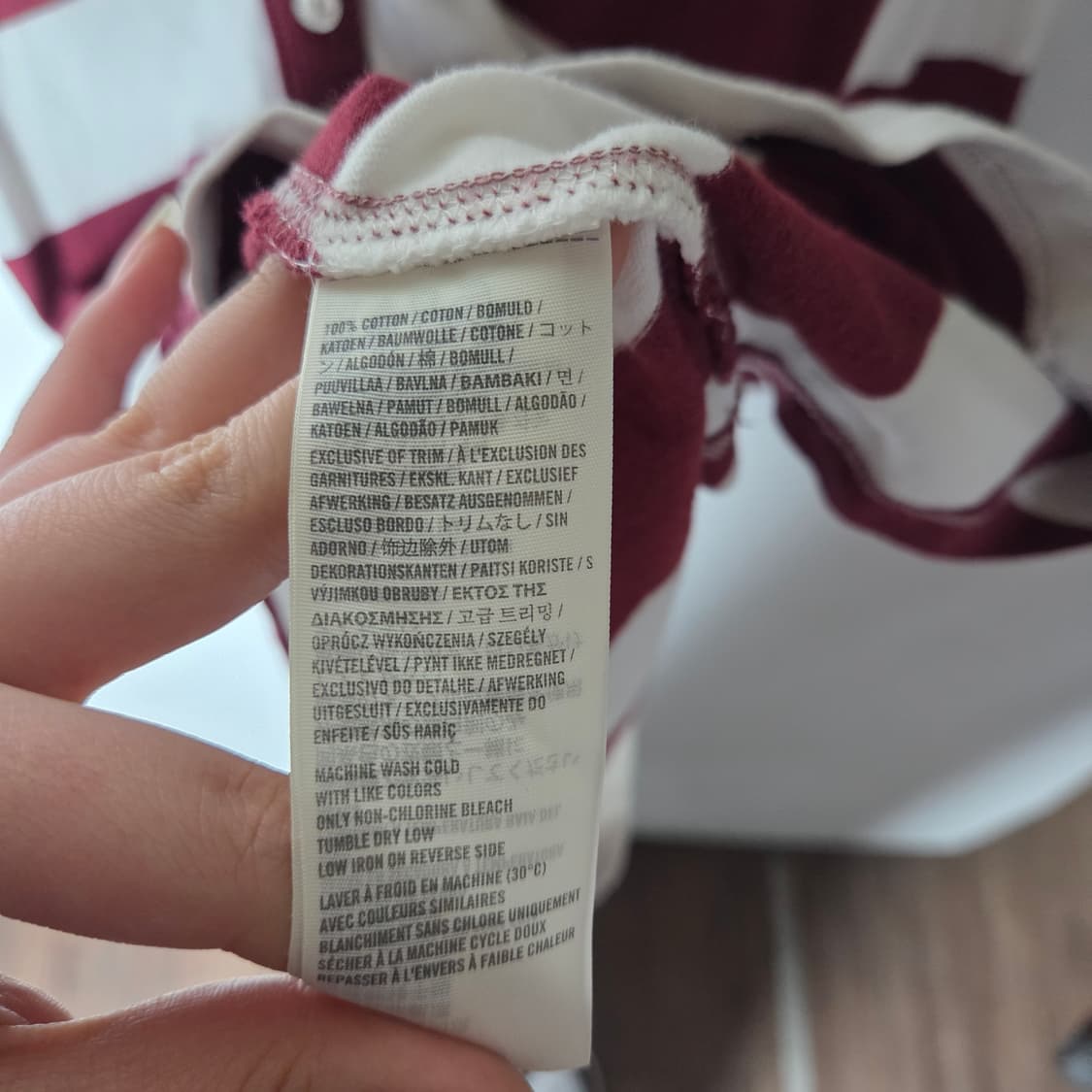 [A&F] 아베크롬비 딱붙 스트라이프 후디 롱슬리브 상품이미지6