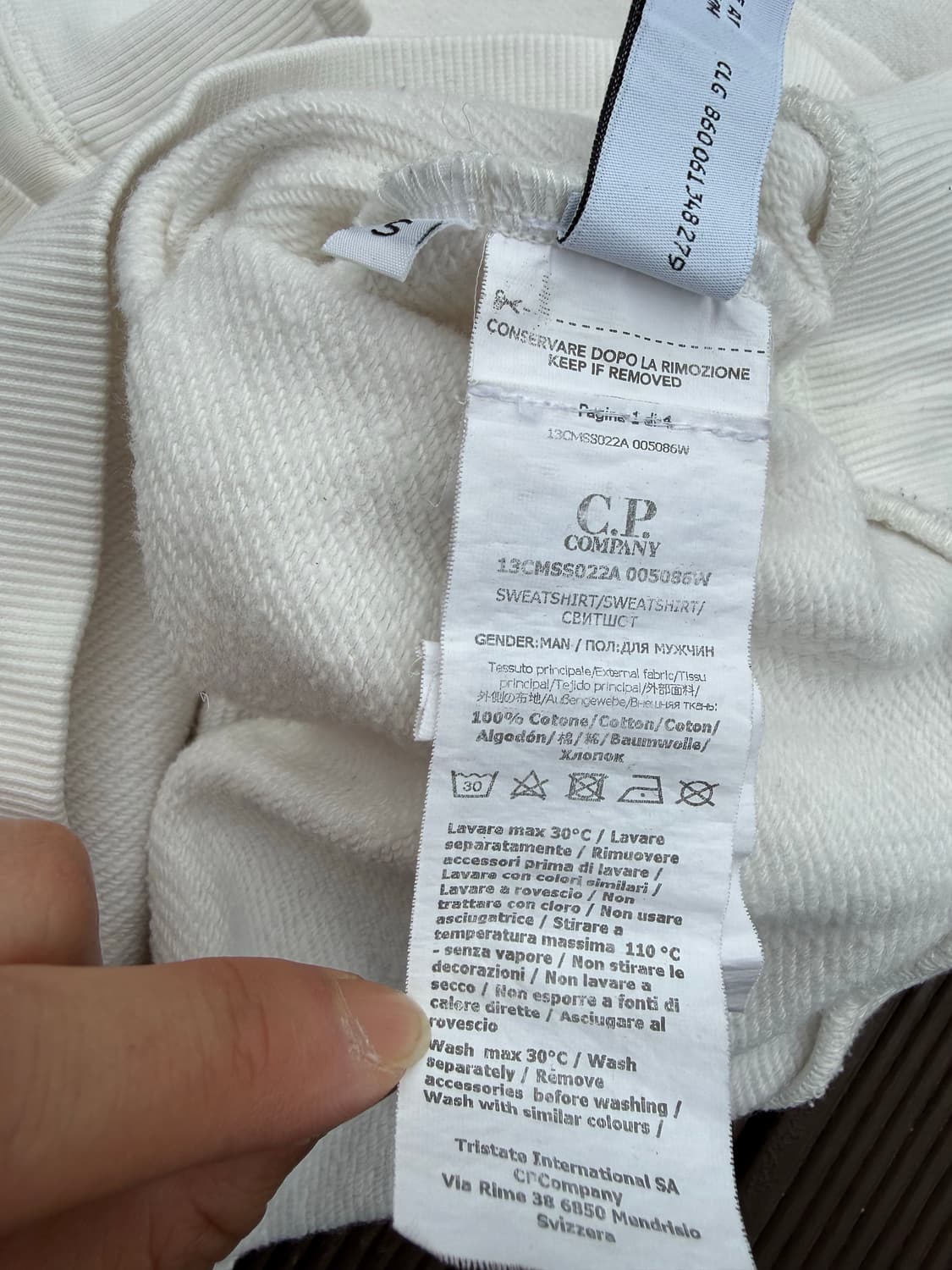 C.P. Company 씨피컴퍼니 렌즈 맨투맨 상품이미지4