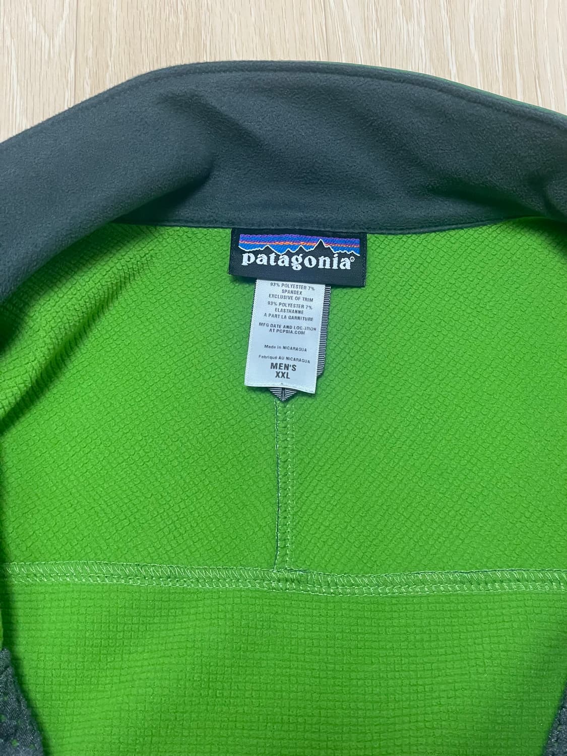 파타고니아 폴라텍 자켓 그린 xxl 상태매우굿 상품이미지3