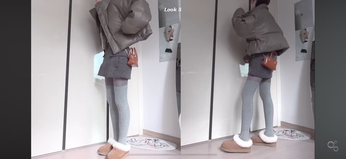 트리밍버드 덕 다운 레더패딩 모카브라운 판매합니다 상품이미지2