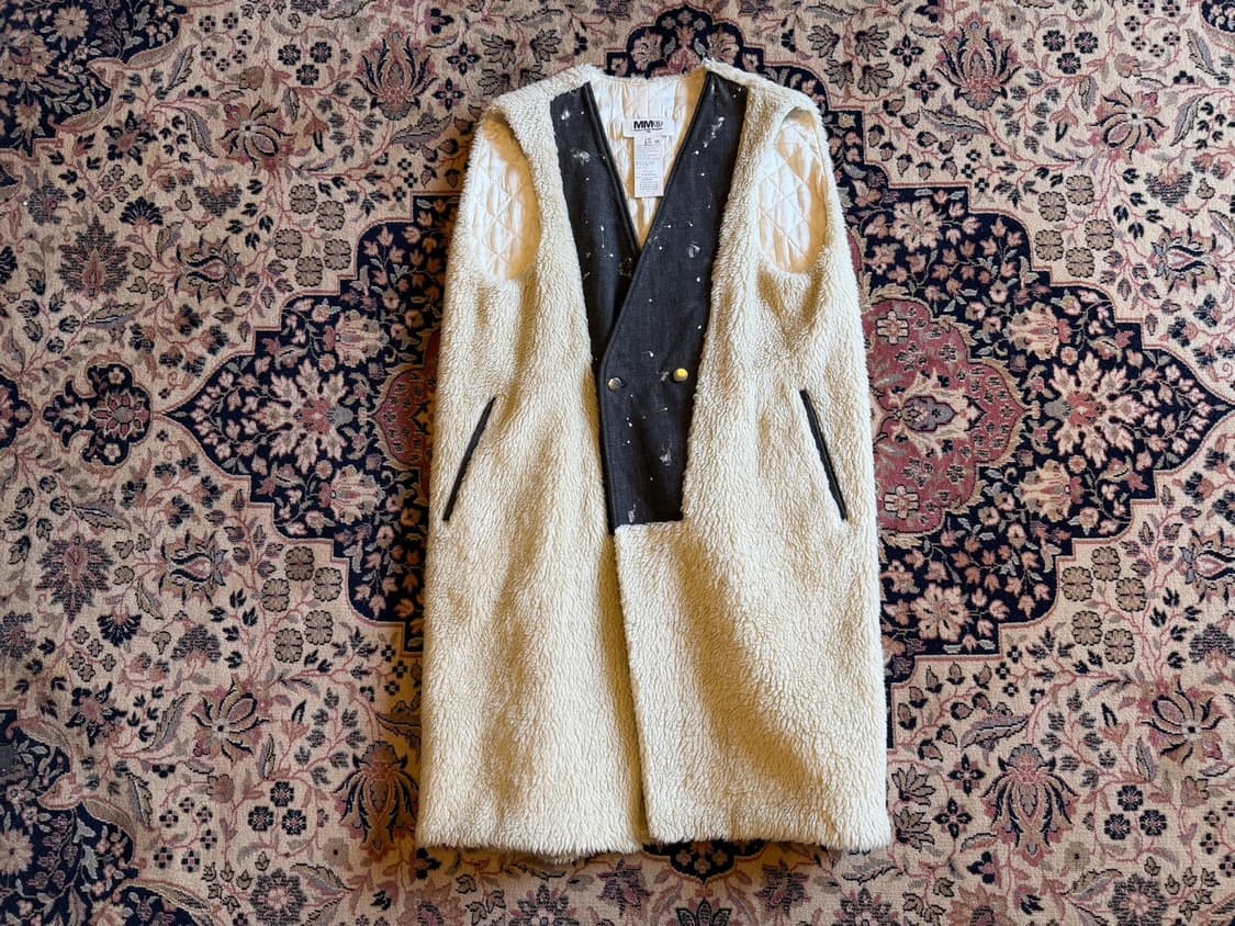 마르지엘라mm6 시어링 베스트 여성66 상품이미지1