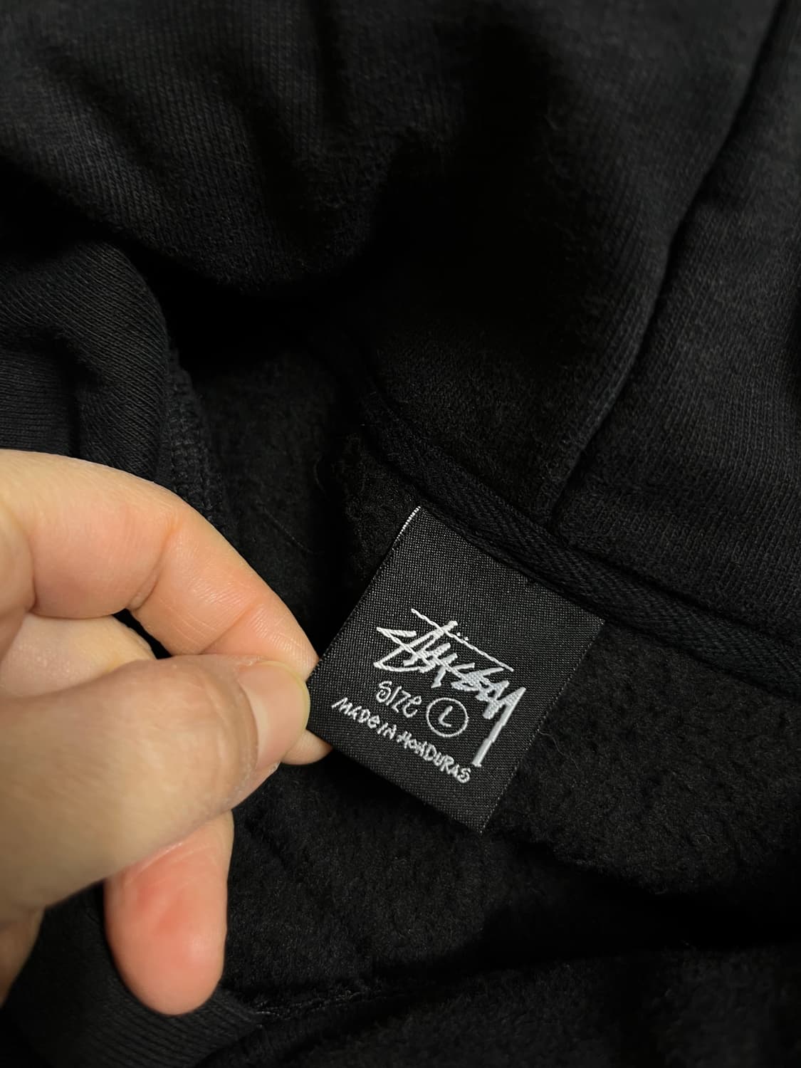 스투시 크라운 후드티 블랙 L 상품이미지3