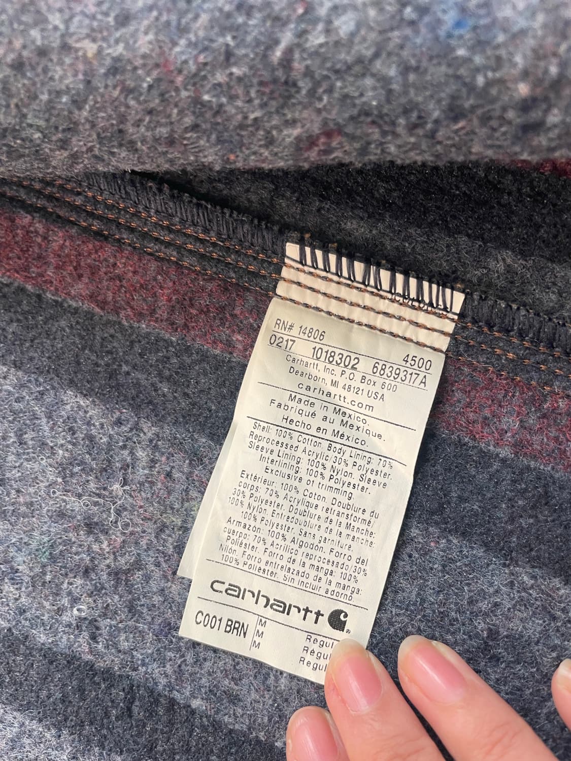 칼하트 자켓 M(100-105) 상품이미지6