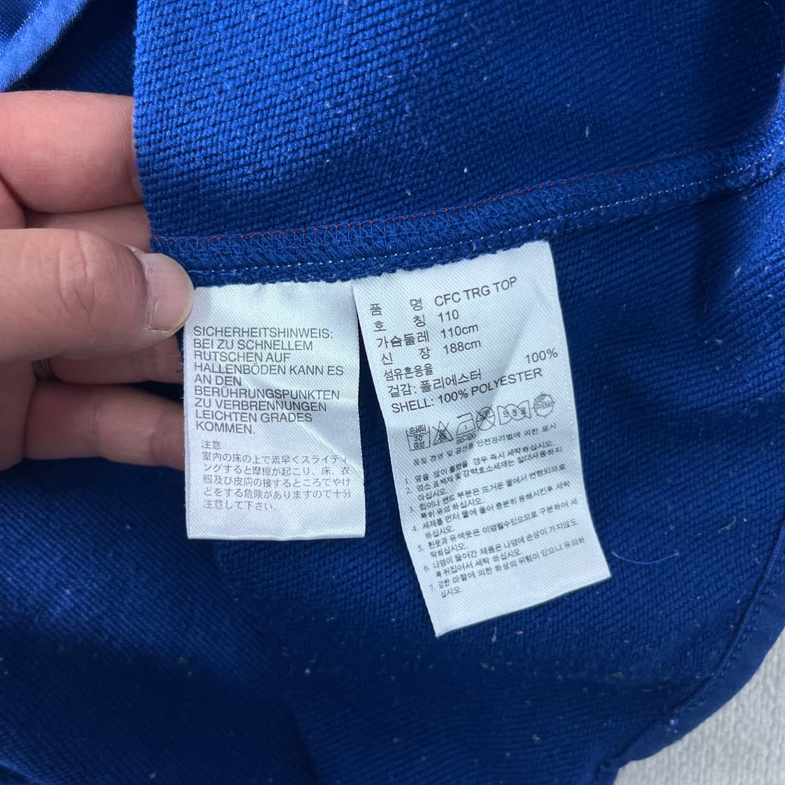 100 아디다스 첼시 13-14 트레이닝 긴팔티 상품이미지7