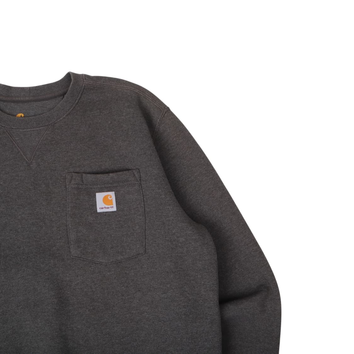 칼하트 미드웨이트 챠콜 포켓 스웻셔츠 상품이미지2