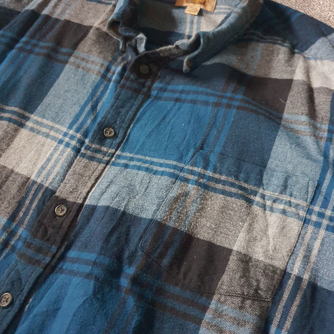 미국 수입 플란넬 체크 셔츠 no.2 상품이미지4