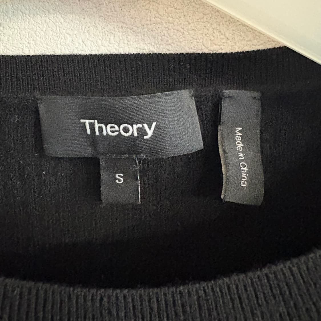 Theory 띠어리 블랙 골지 니트 S 상품이미지4