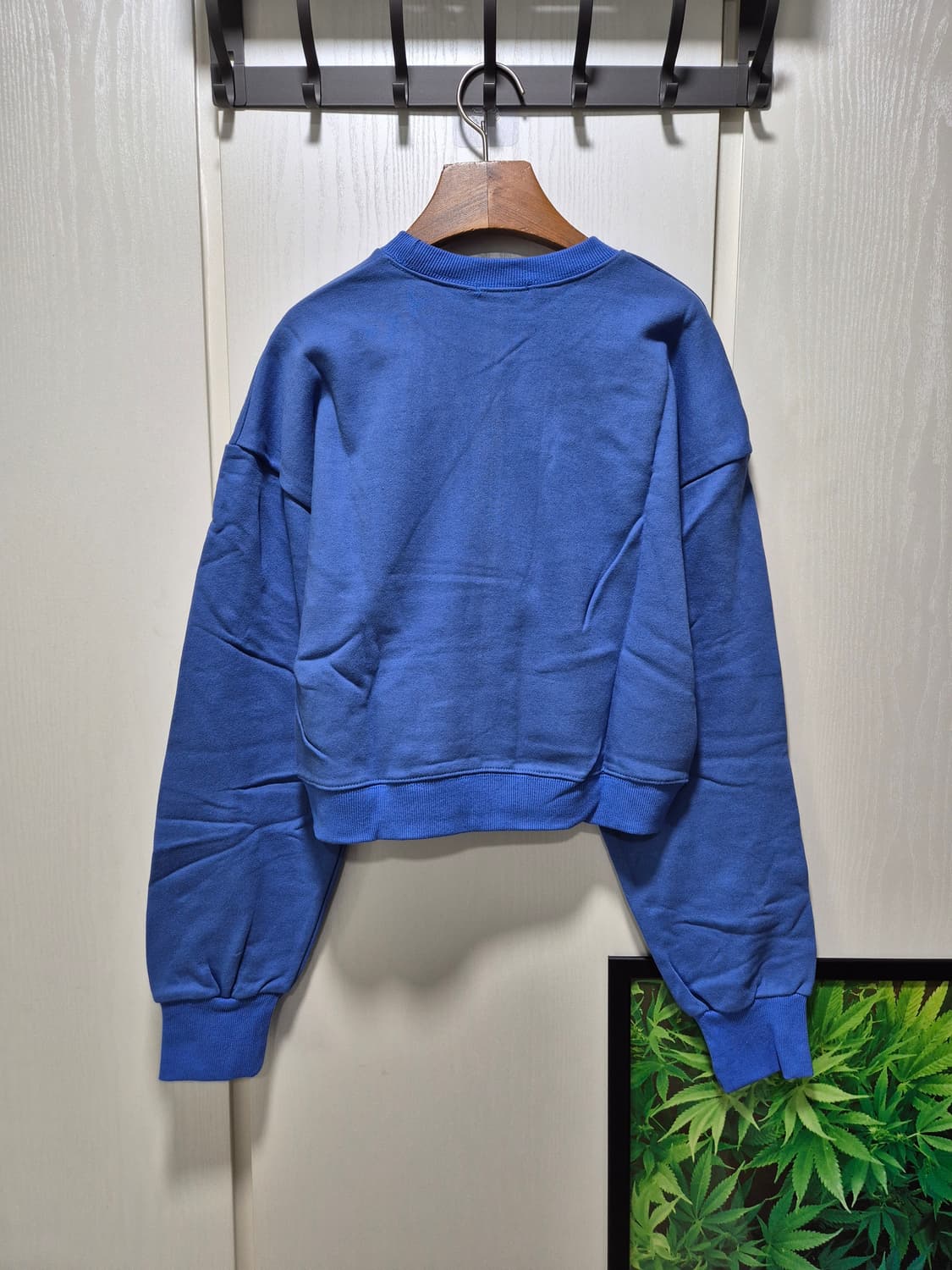 (새일)(새상품)졸리졸리 마린블루 크롭 맨투맨 상품이미지9