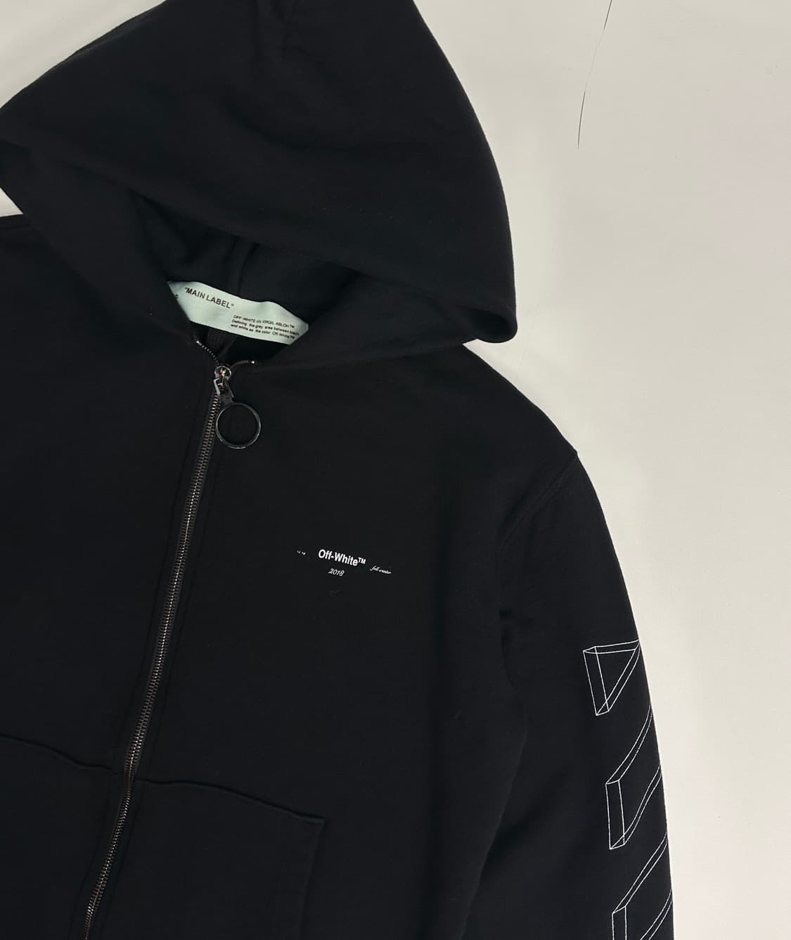 오프화이트 3D 프린팅 후드집업 상품이미지2