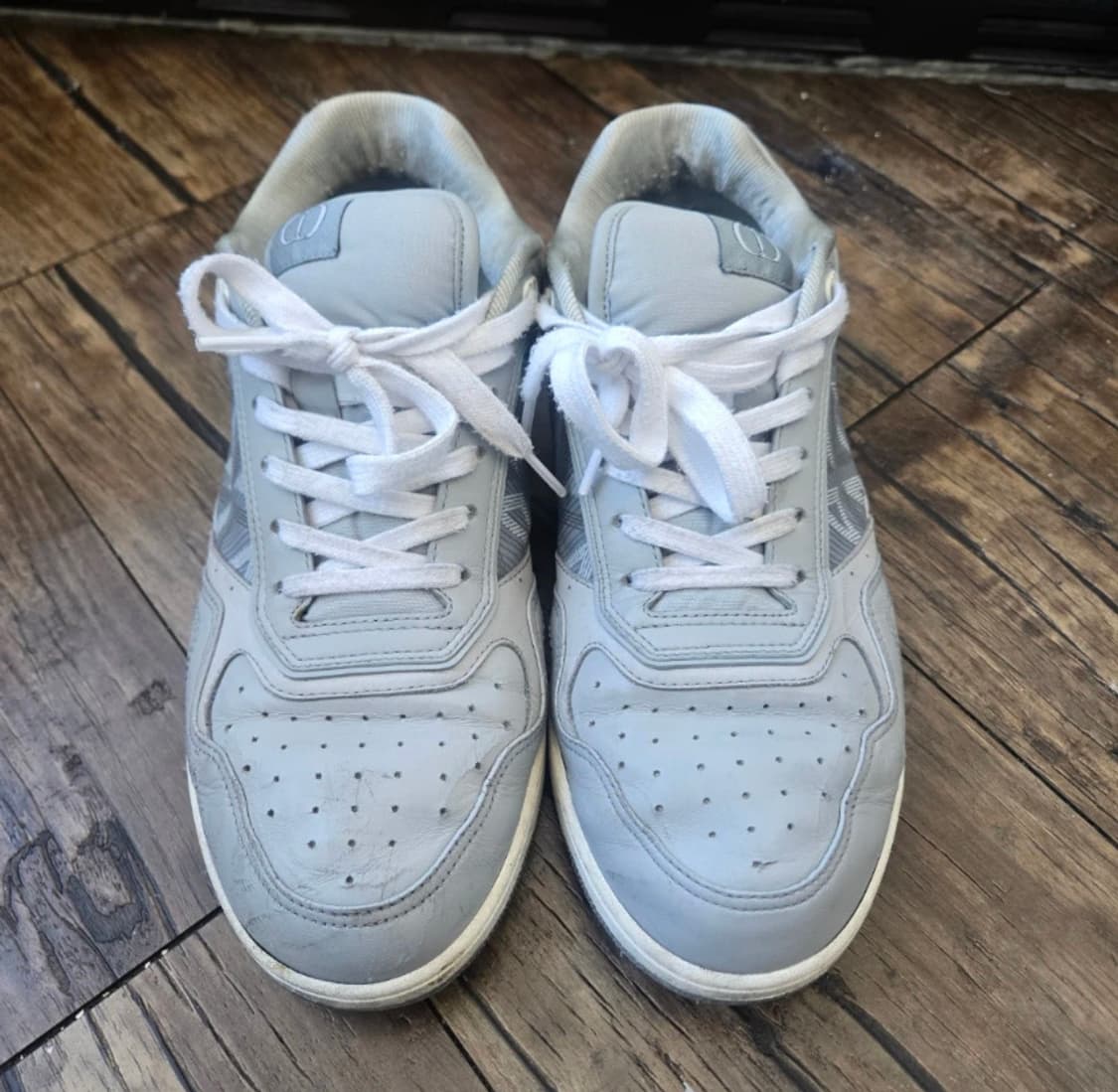 [정품] Dior  오블리크 B27 로우탑 스니커즈 그레이 42 상품이미지1