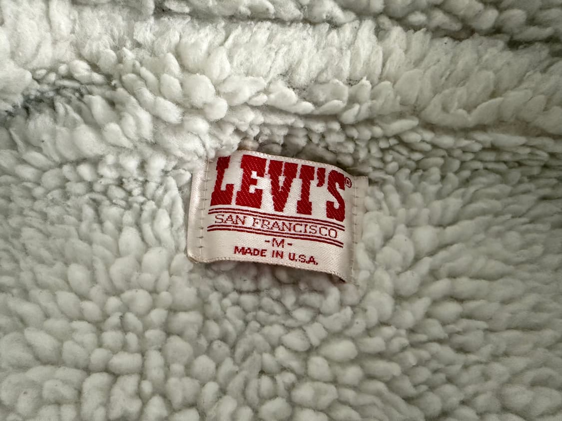 1980년대 미국 생산 Levi’s 빈티지 셰르파 데님 자켓 상품이미지2