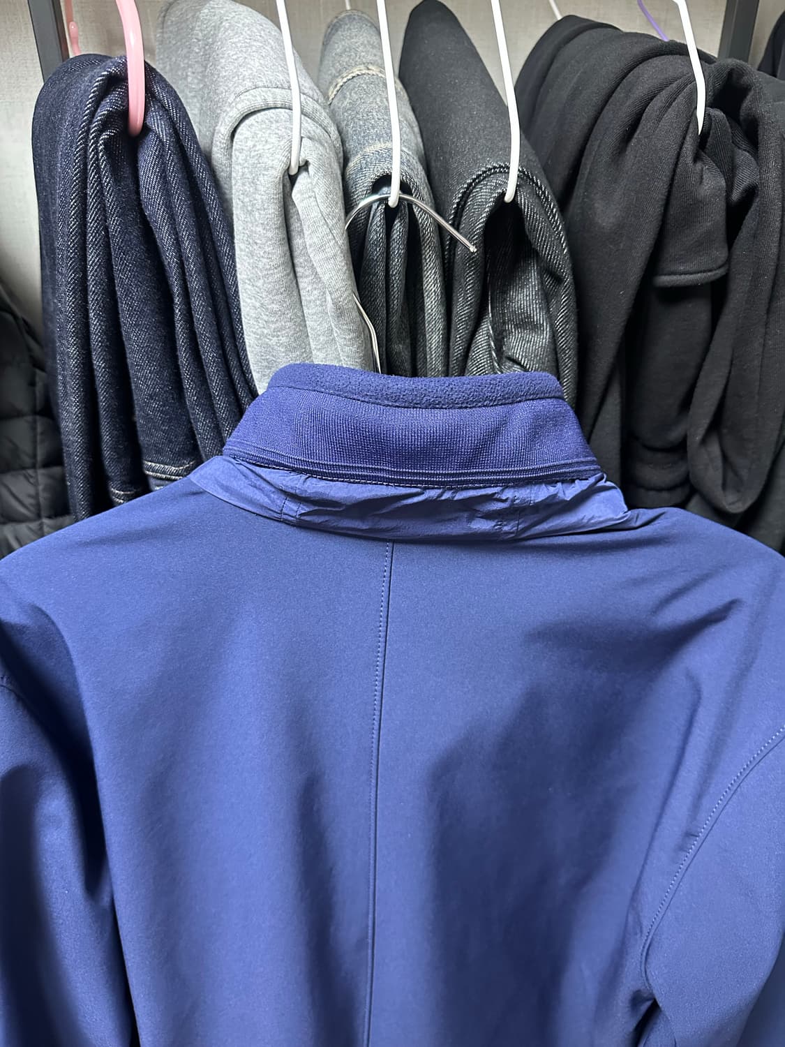 스톤아일랜드 소프트쉘 네이비(L) 상품이미지3