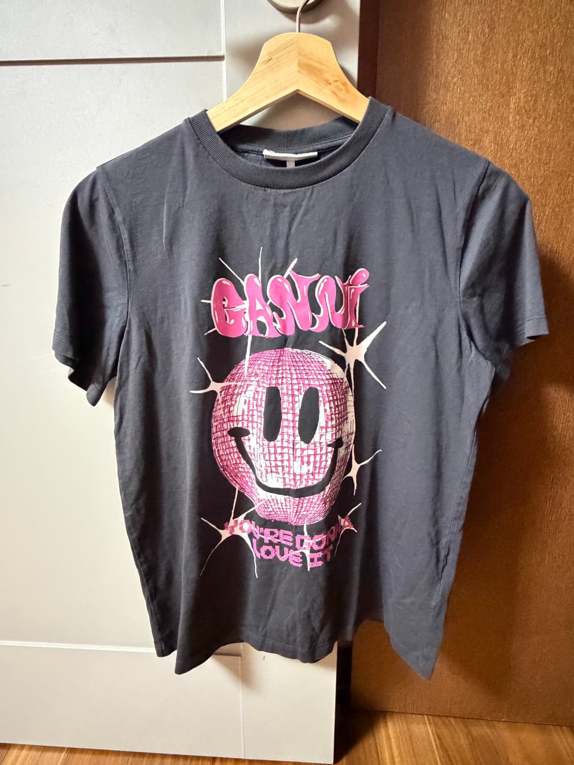 가니 차콜 티셔츠 xxs 상품이미지2