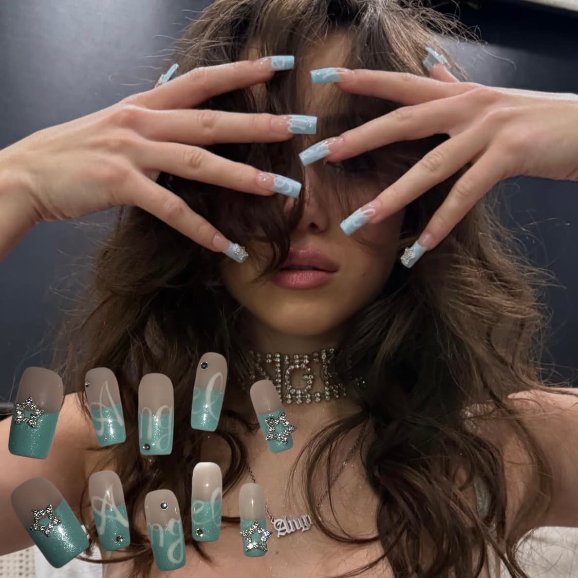 𝒜𝓃𝑔𝑒𝓁༊·˚˚/ 유포리아 시즌 3 엔젤 네일팁 프레스온 네일 상품이미지1