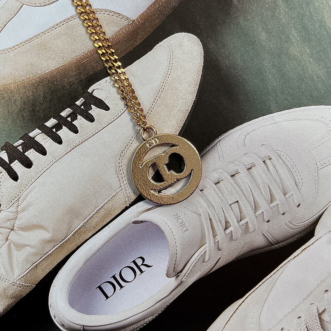 디올 CD 서클 라인 다이아 목걸이 상품이미지4