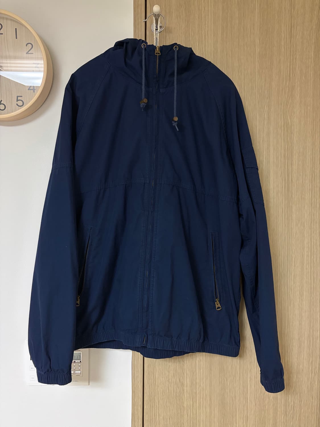 카키스 후디드 윈드자켓 네이비 M 상품이미지1