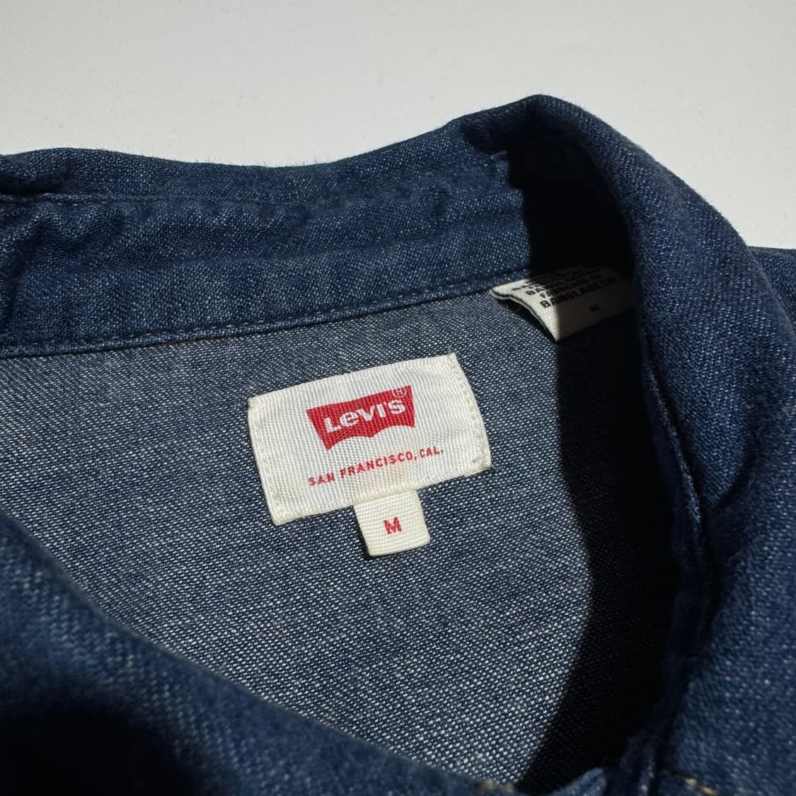 리바이스 웨스턴 인디고 데님 셔츠  상품이미지5