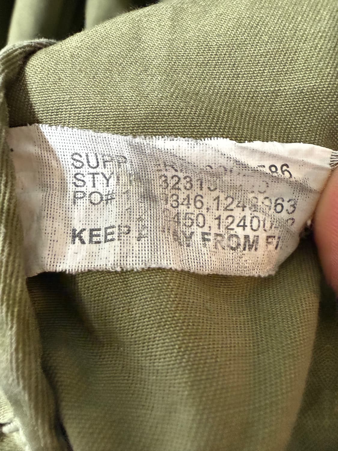 폴로랄프로렌 카키 후드 야상 자켓 상품이미지9