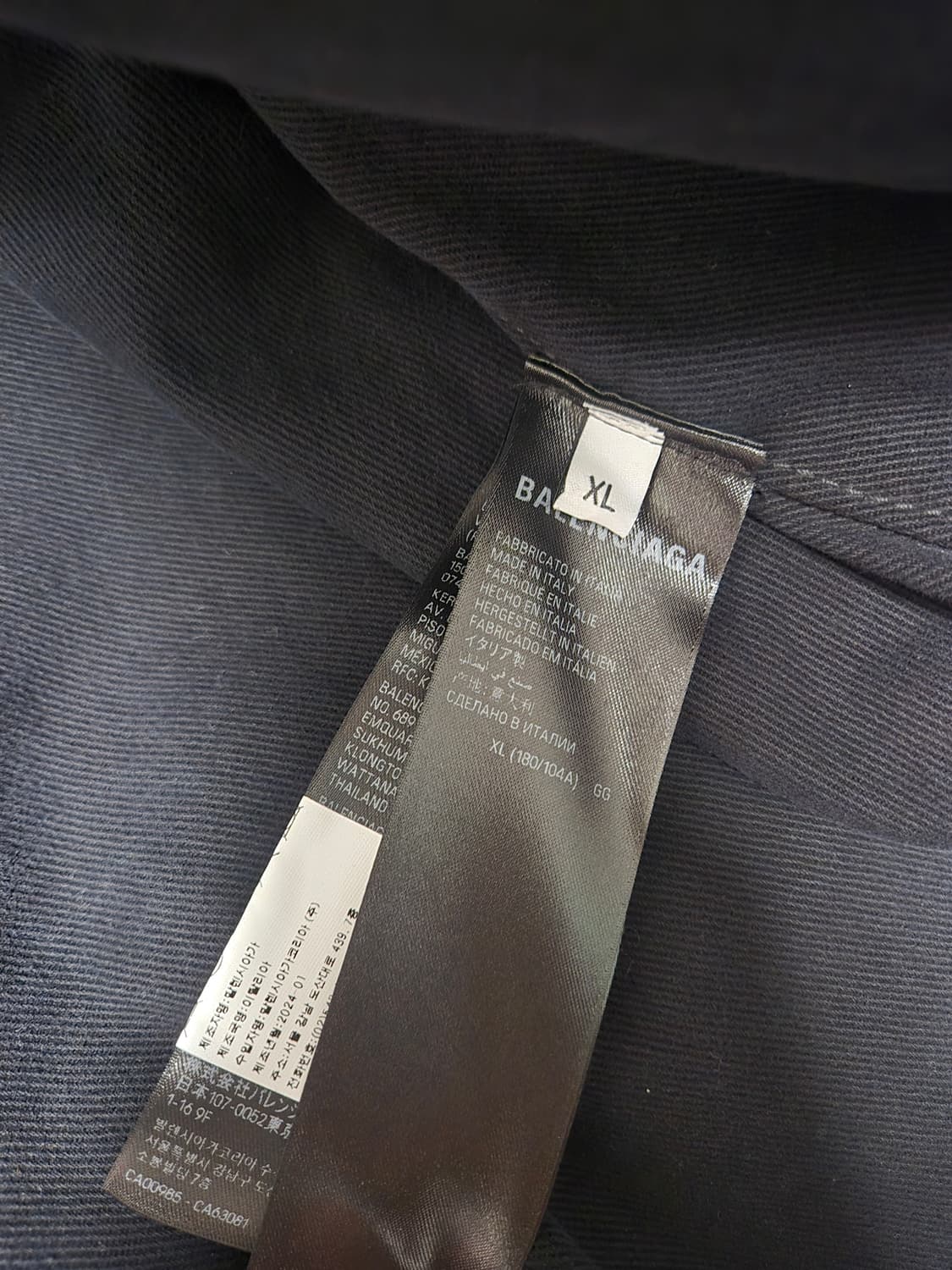 발렌시아가 패디드 셔츠 XL 상품이미지2