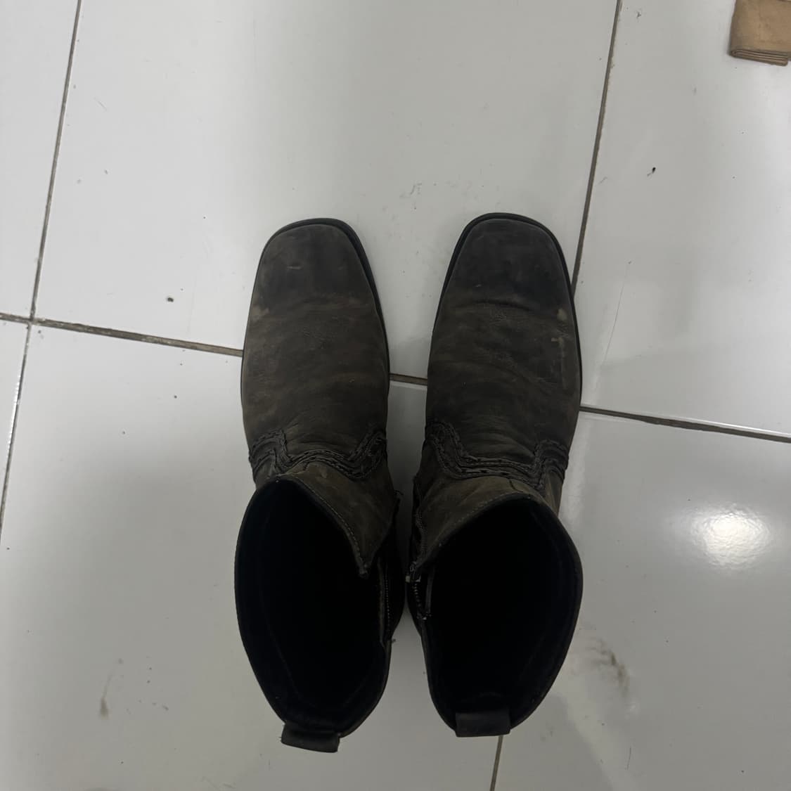 bedstu 레볼루션 디스트레스드 웨스턴 첼시 부츠 상품이미지3