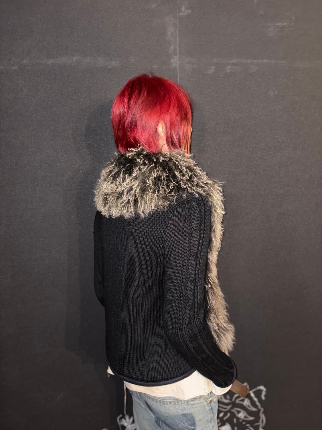 Vkei knit fur jacket 상품이미지7