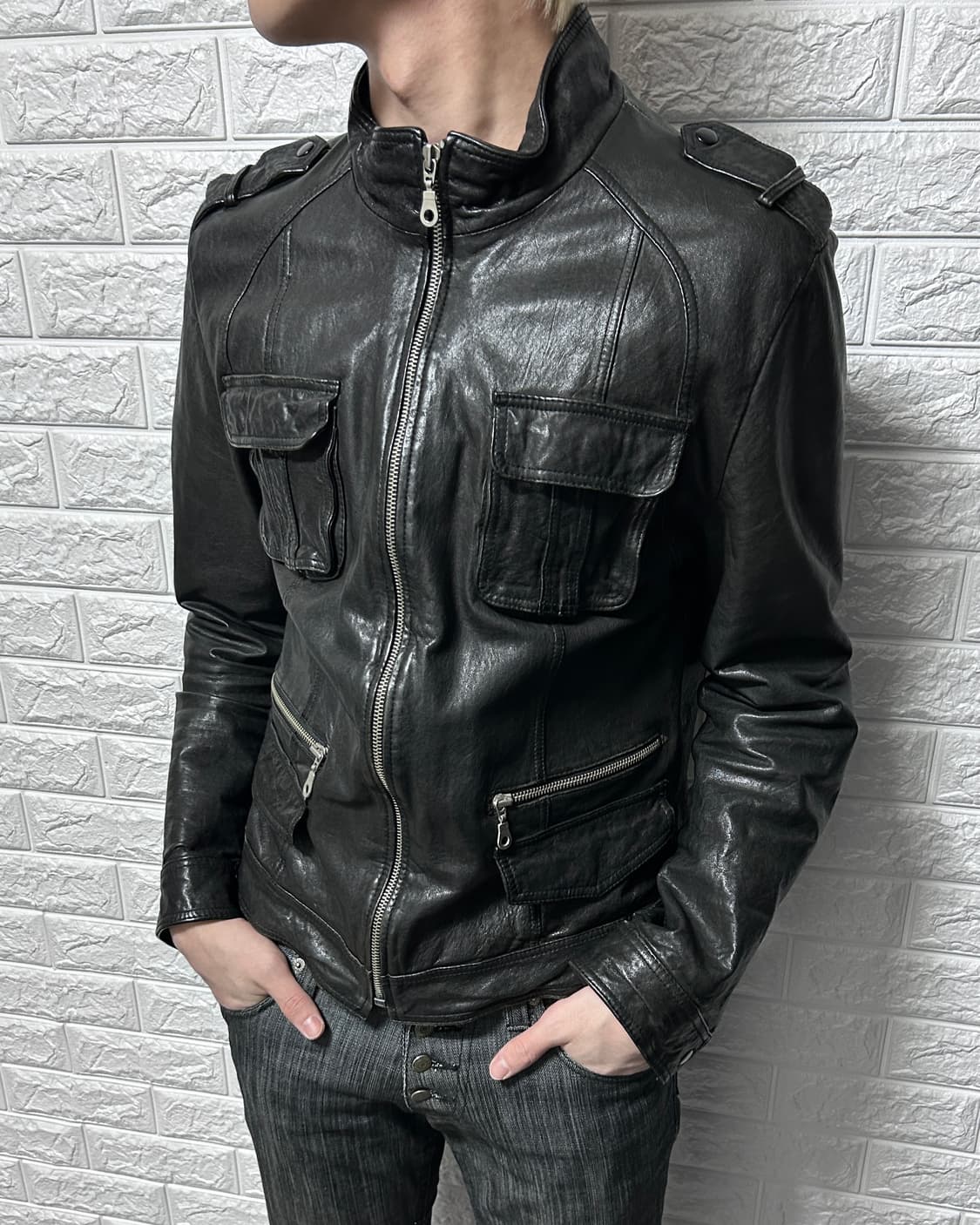 00’s 램스킨 밀리터리 자켓 상품이미지1