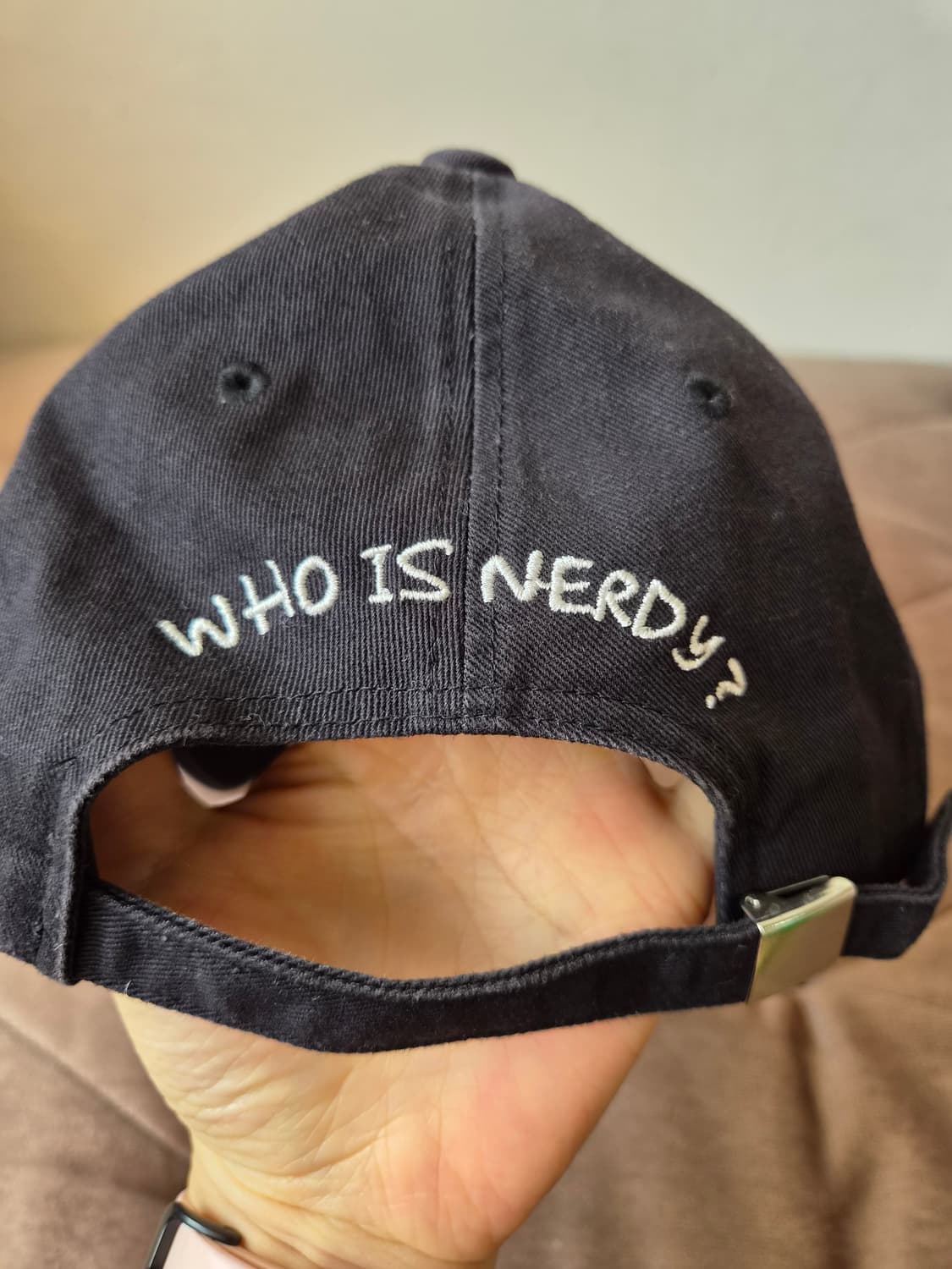 널디 블랙 캡모자 볼캡 S사이즈 상품이미지3