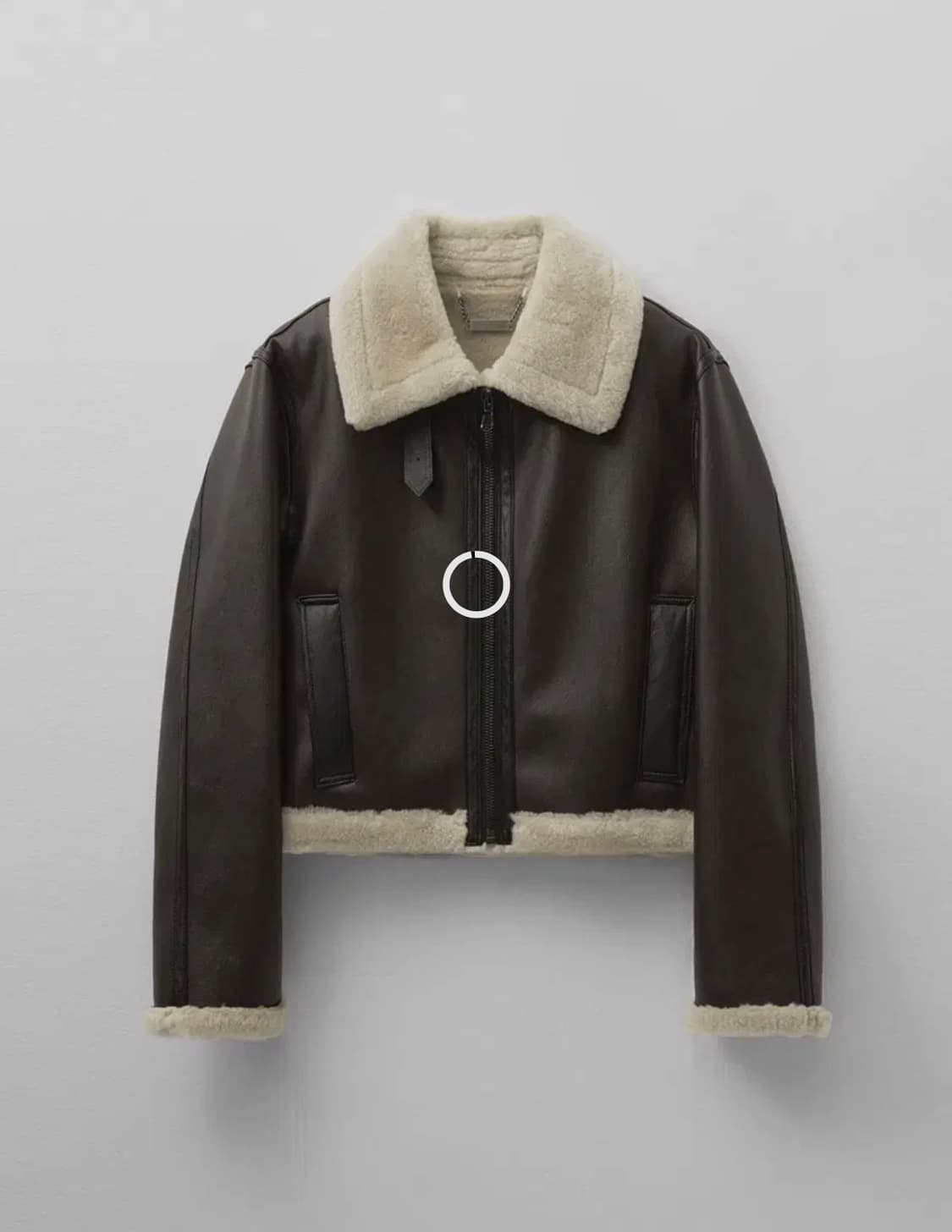 몽돌 무스탕 브라운 상품이미지5