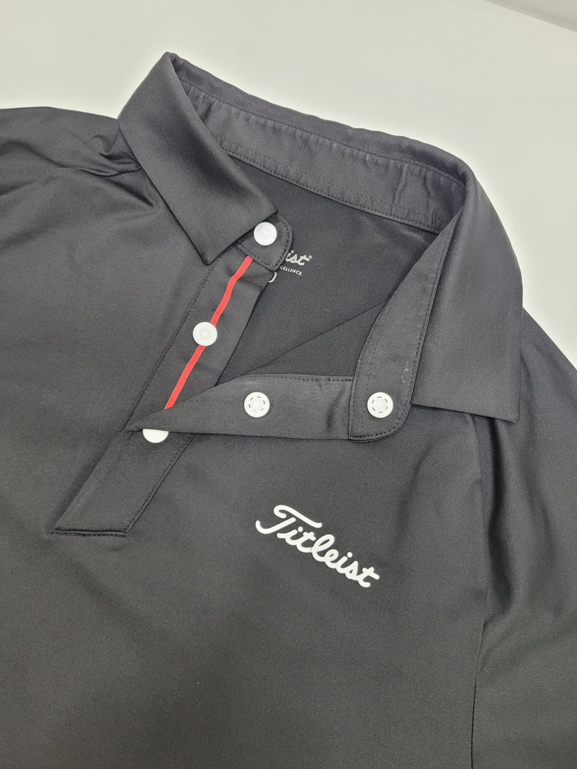 Titleist 타이틀리스트 스넵 버튼 기능성 티셔츠 / 남 L 블랙
 상품이미지3