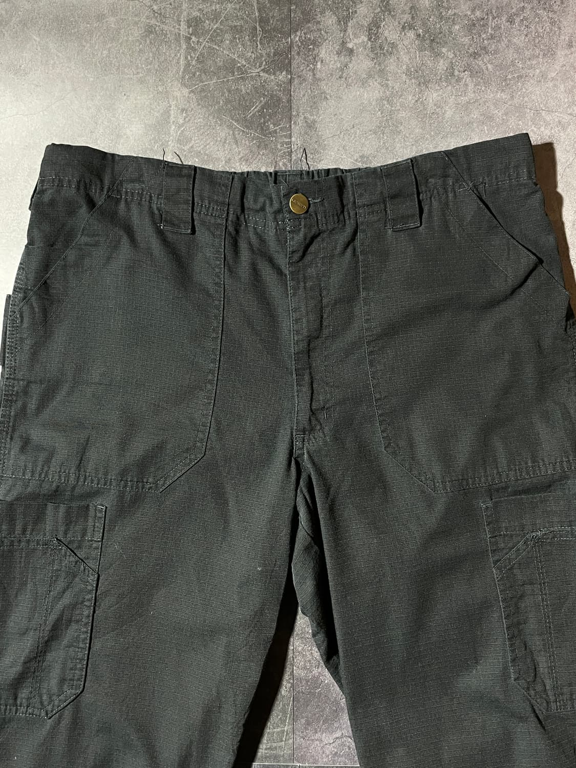 CARHARTT 칼하트 빈티지 하프밴딩 블랙 카고 팬츠 상품이미지2