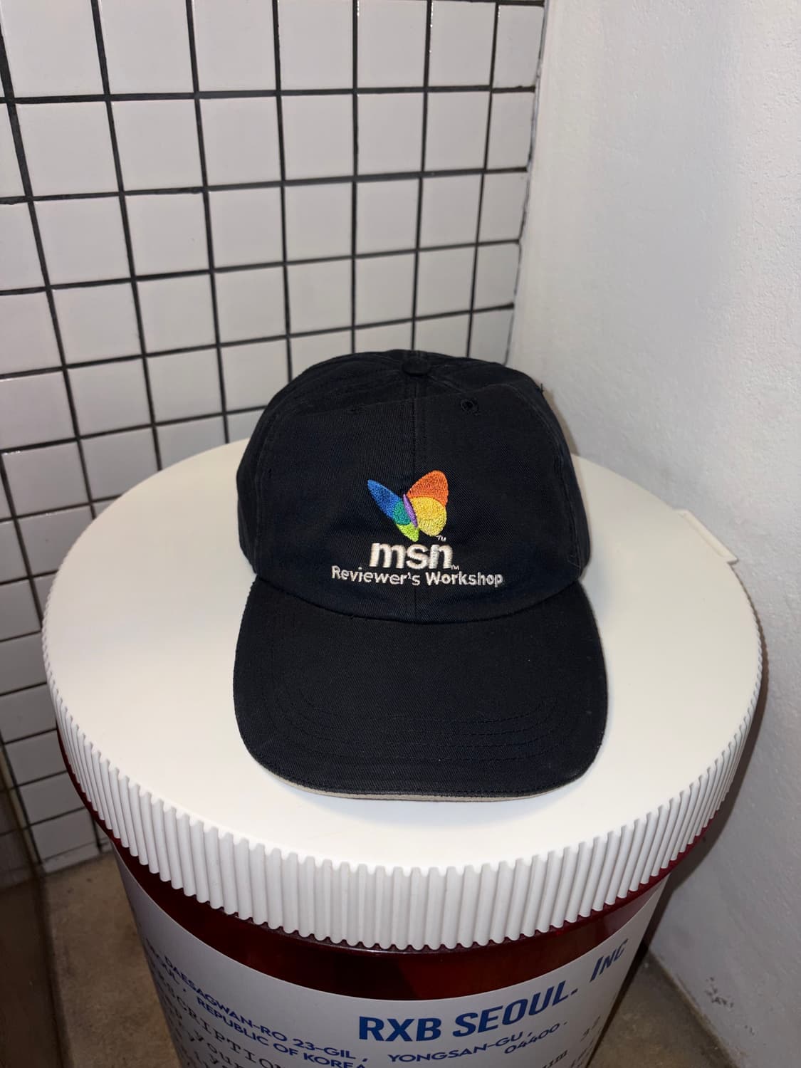 00s Microsoft MSN 마이크로소프트 리뷰어 워크샵 빈티지캡  상품이미지1