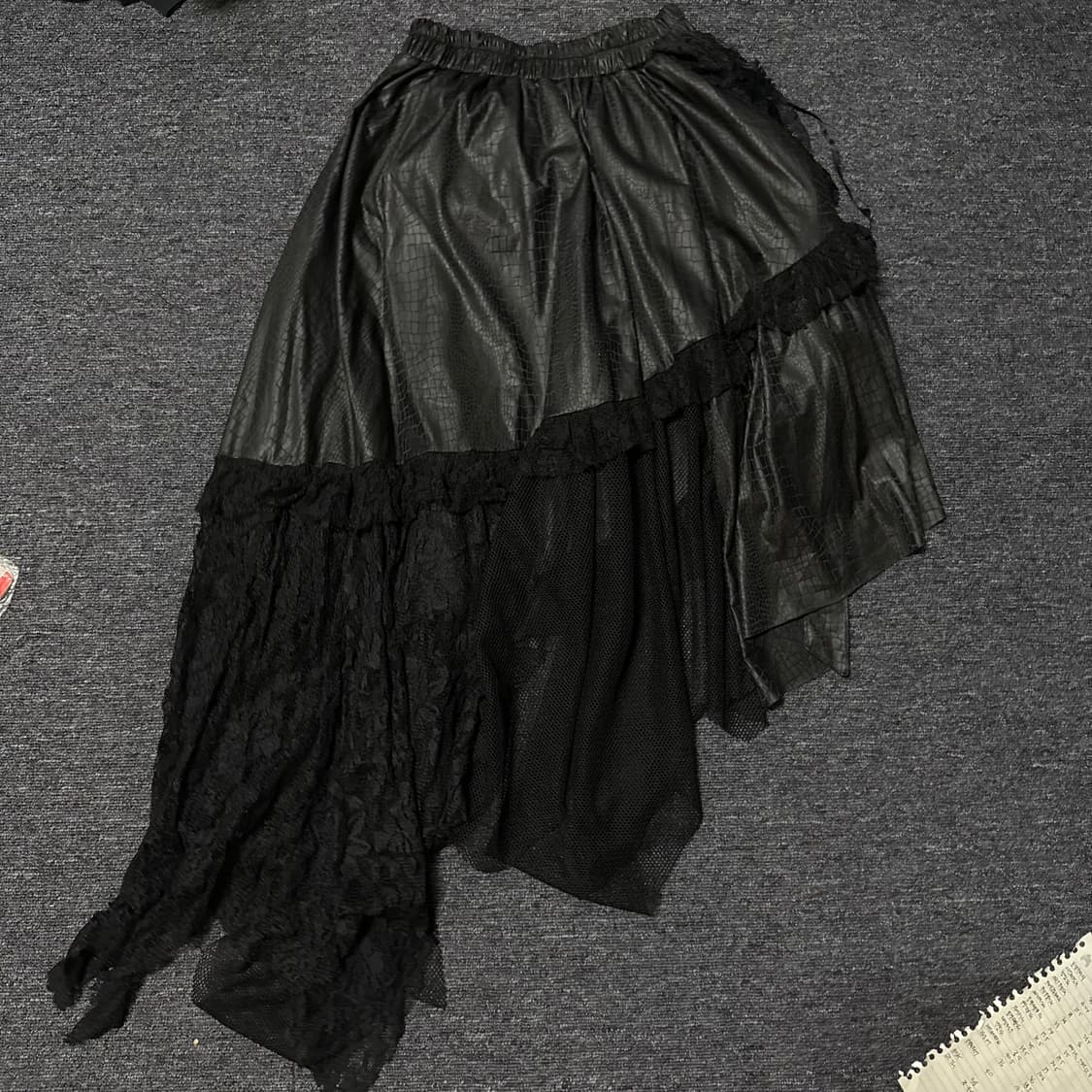 와이즈걸 빈티지 고스 펑크 스커트 상품이미지2