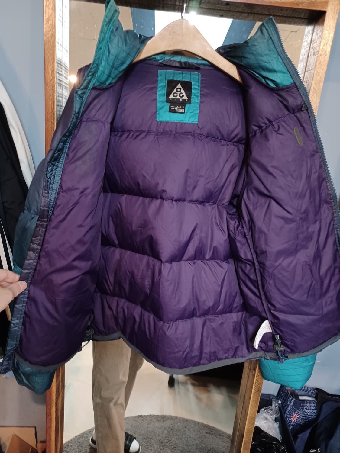 나이키 acg 800필 구스다운 패딩 m 상품이미지3