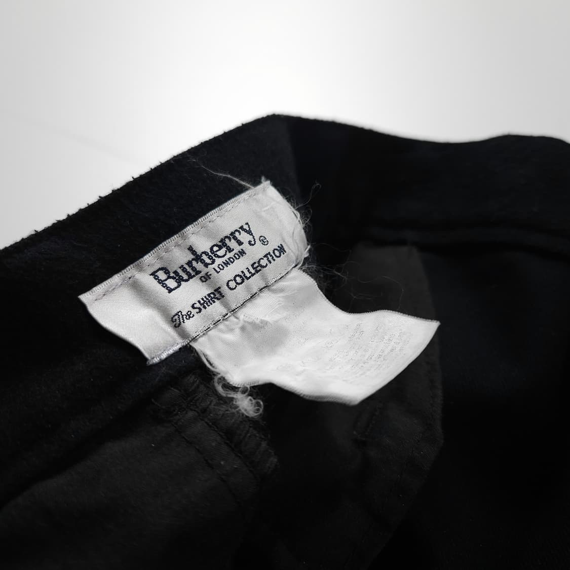 버버리 아카이브 투턱 와이드 울 슬랙스 (XL) 상품이미지6