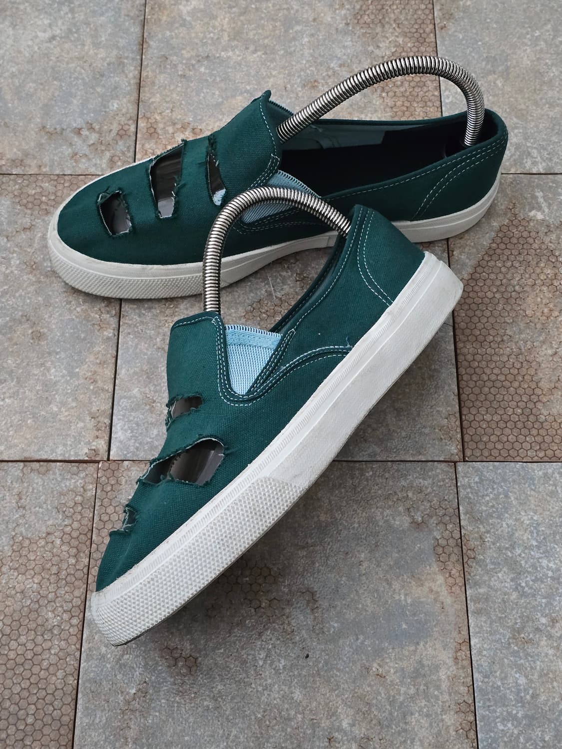 (265)꼼데가르송 옴므 플러스 데미지 슬립온  상품이미지3