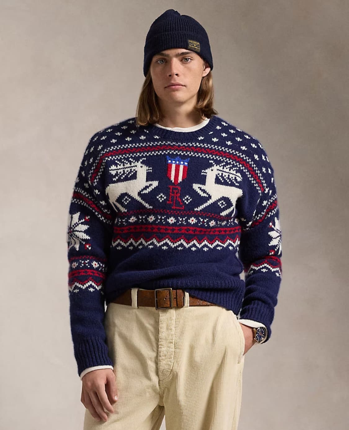 폴로 랄프로렌 패턴 울 스웨터 상품이미지2