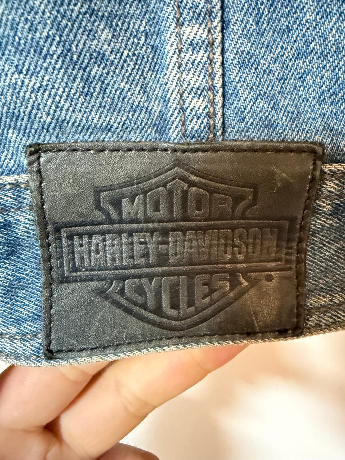 할리 데님 베스트 2xl 상품이미지4