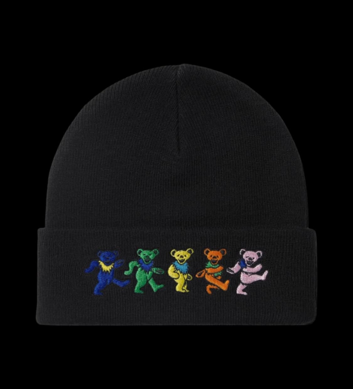 [새상품]디스이즈네버댓X그레이트풀 데드 댄싱 베어스 비니 블랙 상품이미지1