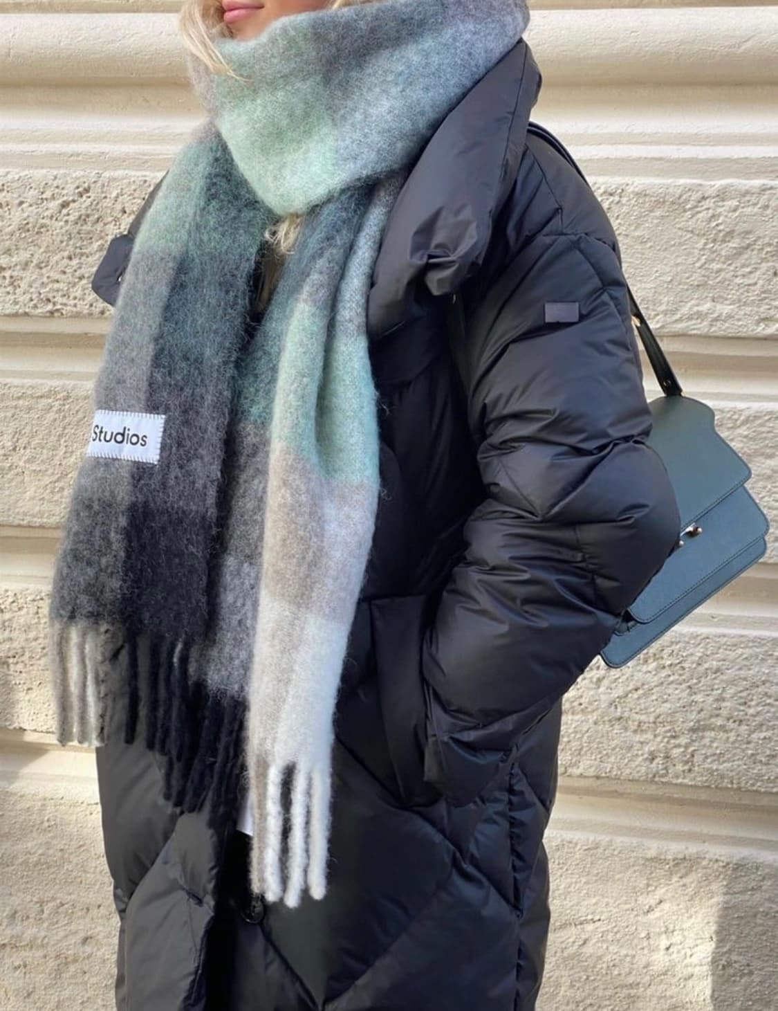 아크네 스튜디오 체크 모헤어울머플러 남여공용 상품이미지8