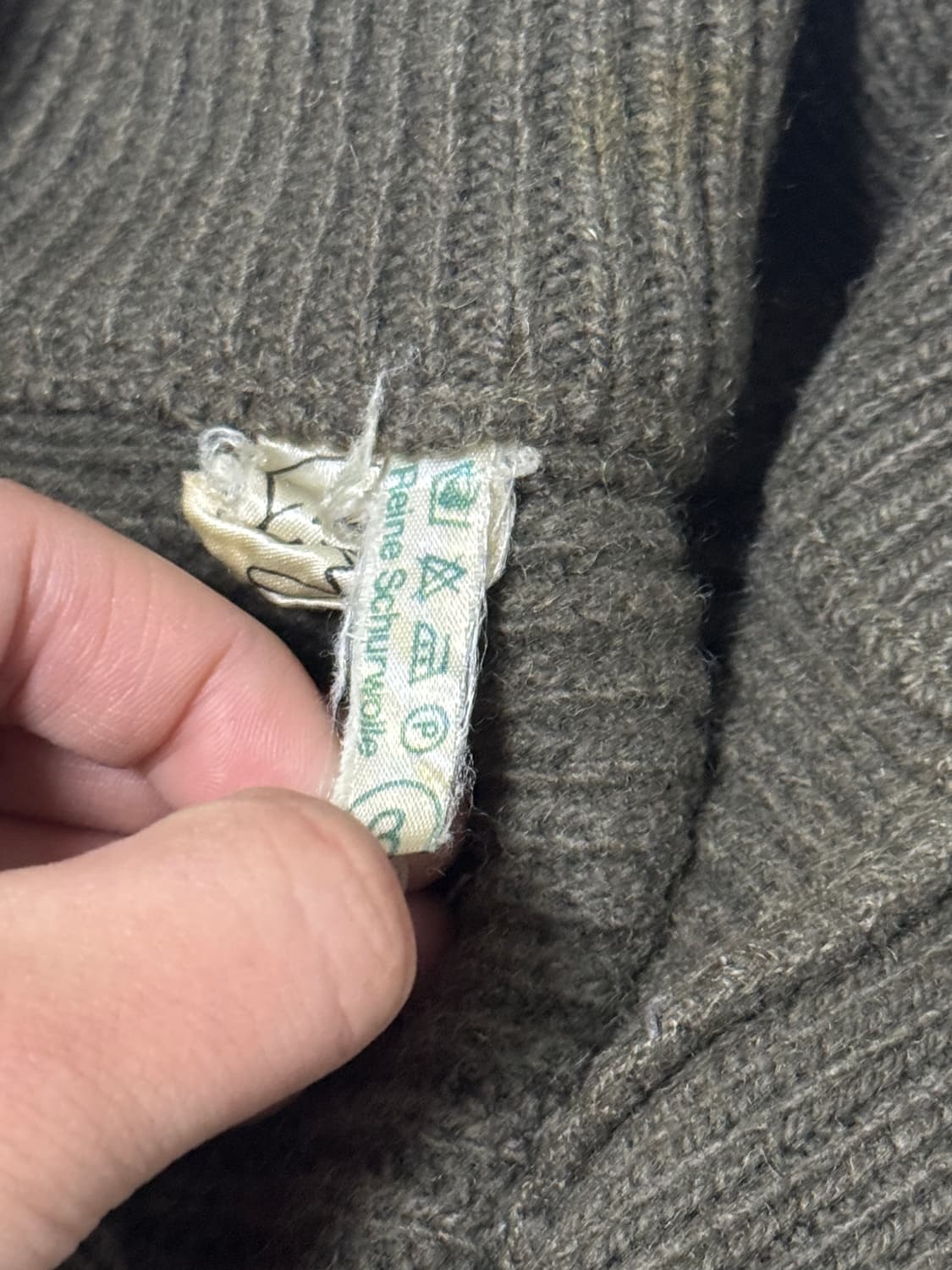 70s 오스트리아군 헤비울 코만도 니트 밀리터리 상품이미지7