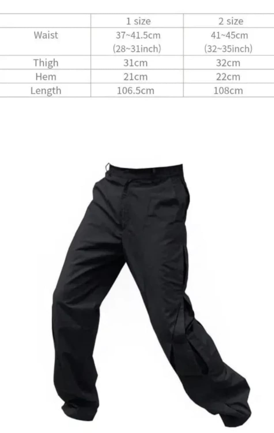 [2size] 에이옵 Aop 바텍 팩츠 블랙 상품이미지2