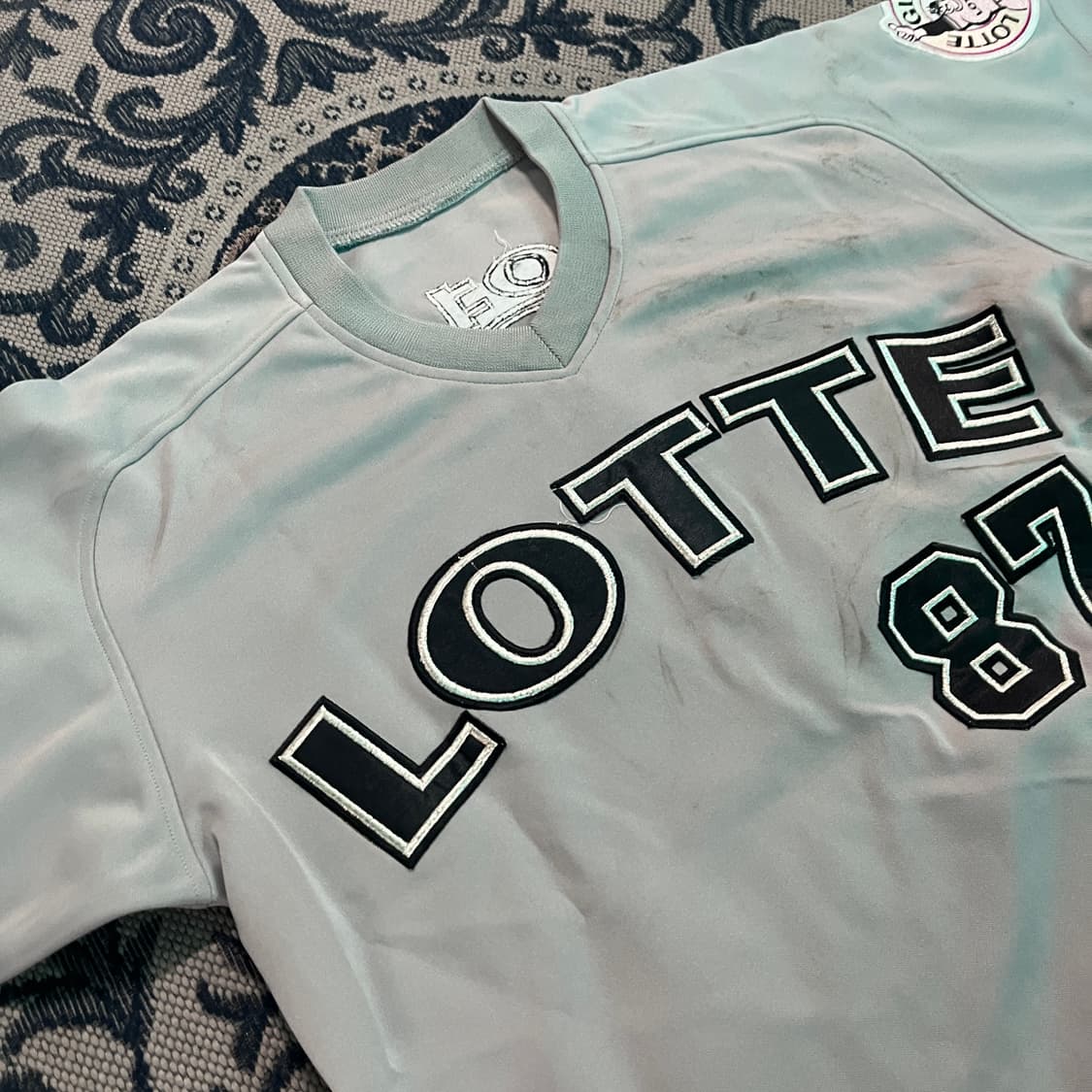 롯데자이언츠 올드 한영준 코치 실착 유니폼/W2677 상품이미지3