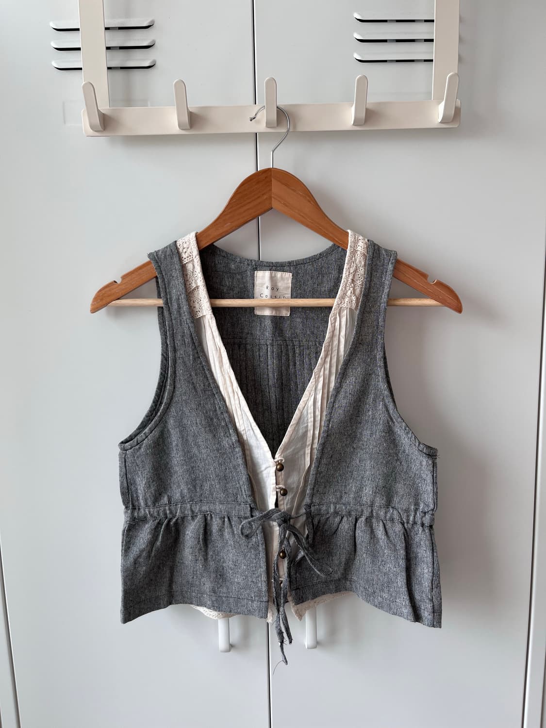 Ray cassin 레이스 바선생 레이어드 슬리브리스 상품이미지6