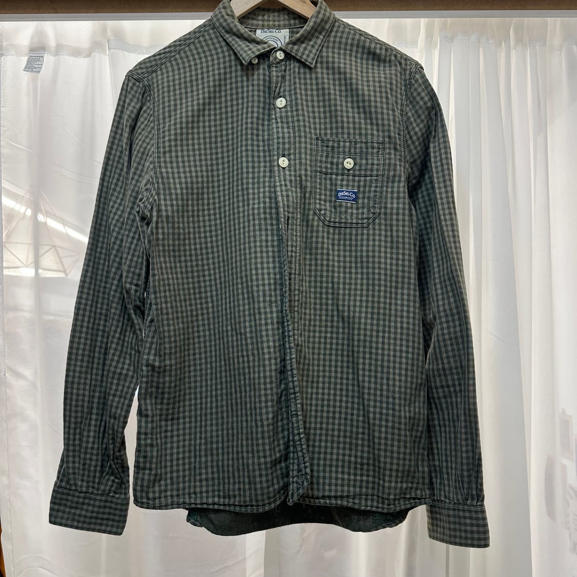Diesel 체크 셔츠 상품이미지1