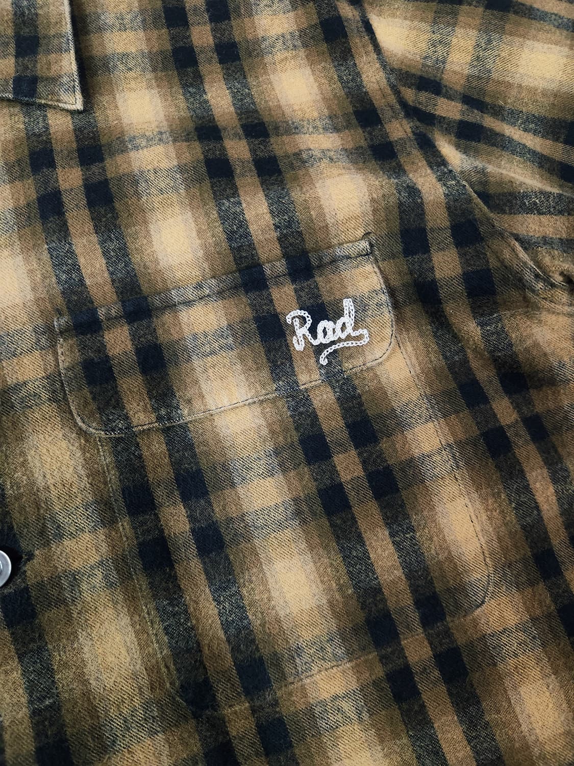 radiall japan 옐로우 더블 포켓 플란넬 셔츠 상품이미지4