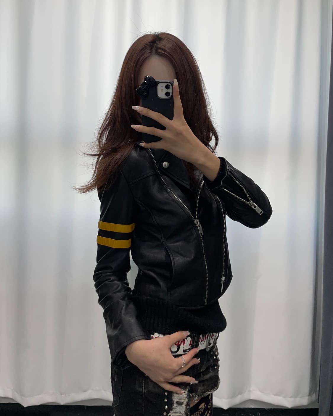 🎸블랙 레더 자켓🎸 상품이미지1